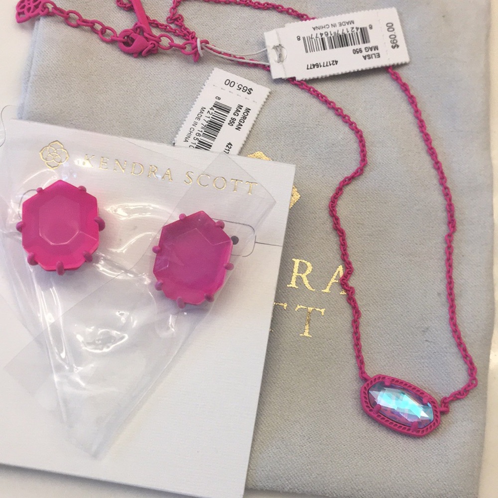 Kendra Scott custom dichroic Elisa